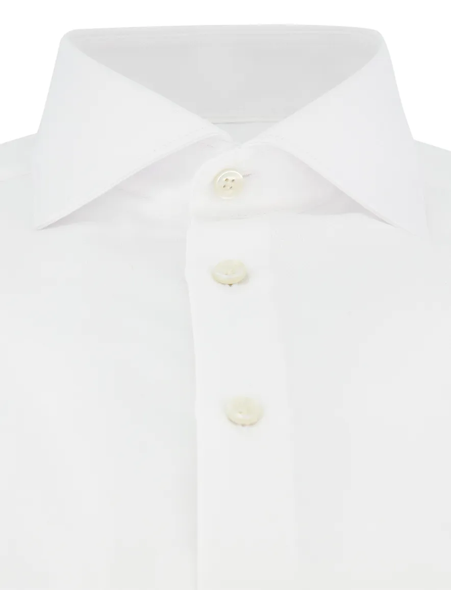 John Miller zakelijk overhemd Tailored Fit wit