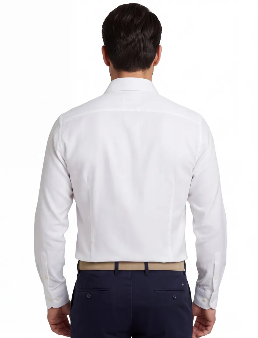 John Miller Tailored Fit overhemd wit