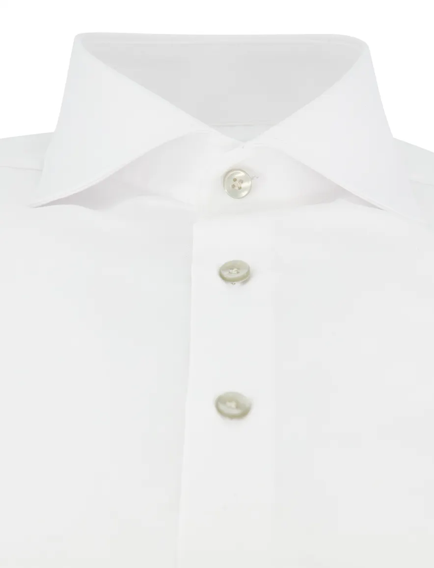 John Miller overhemd Tailored Fit wit