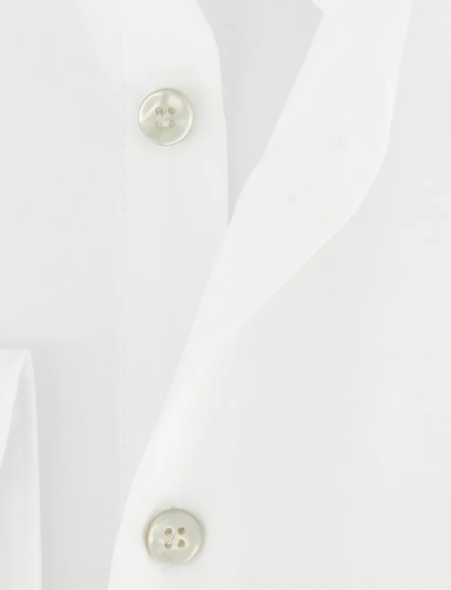 John Miller overhemd Tailored Fit wit