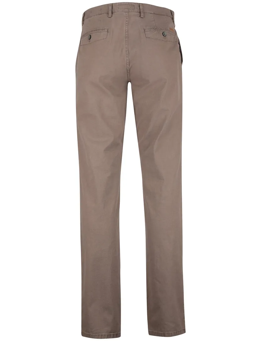 Pantalon Gardeur bruin flatfront model normale fit