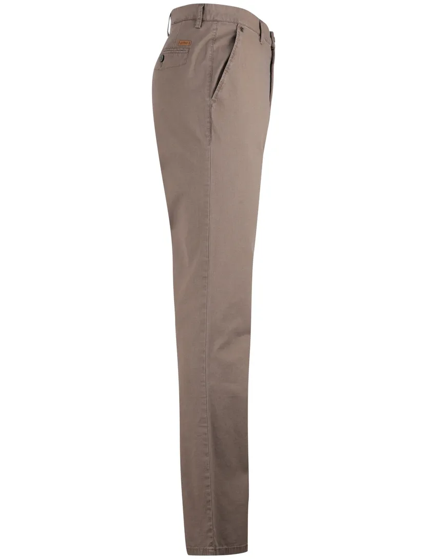 Pantalon Gardeur bruin flatfront model normale fit