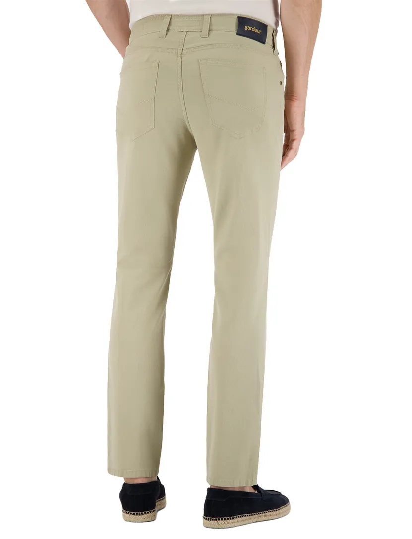 Pantalon 5-pocket Gardeur beige normale fit