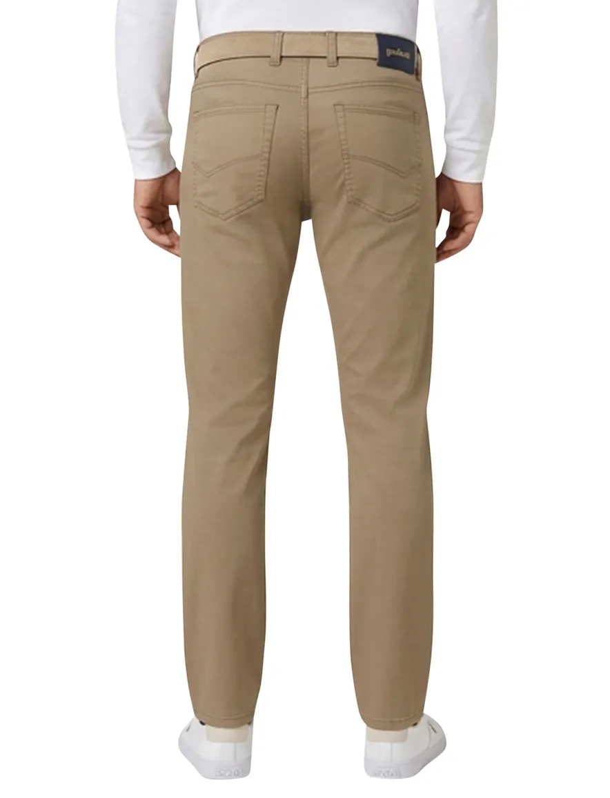 Pantalon 5-pocket camel Gardeur Modern Fit lyocell