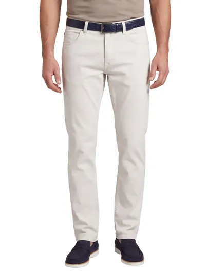 Gardeur Gardeur pantalon 5-pocket beige katoen normale fit