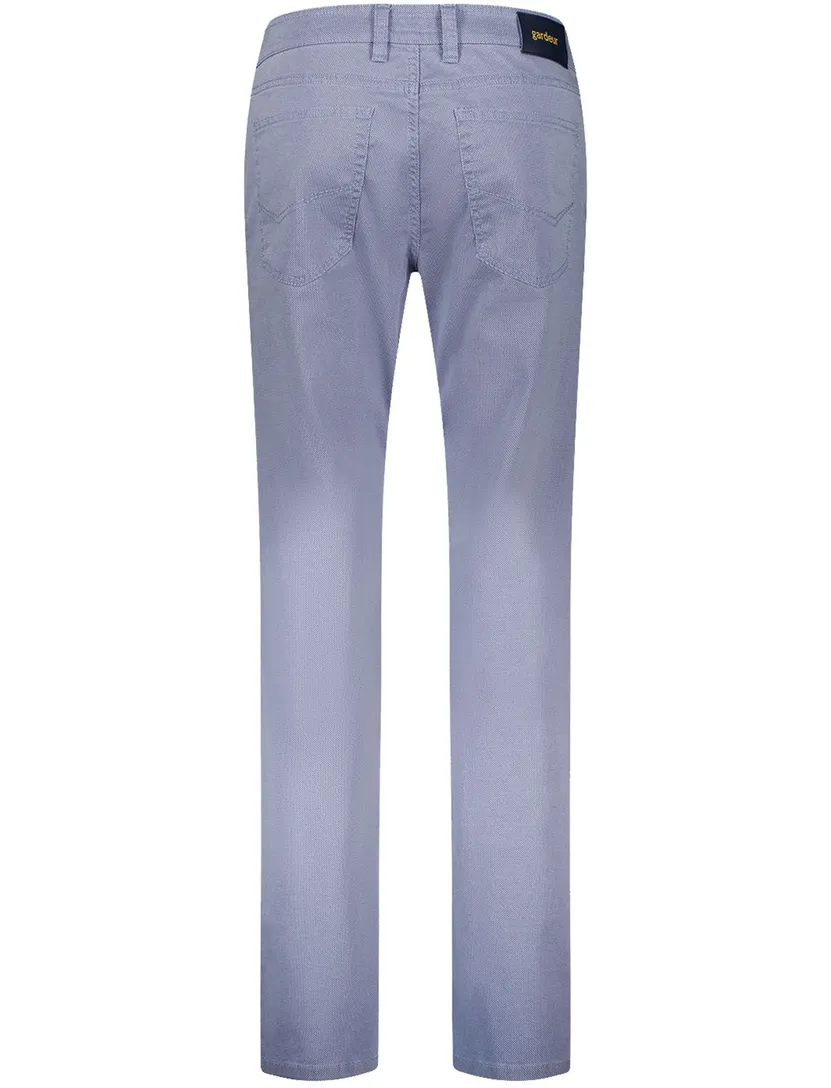 Gardeur pantalon 5-pocket normale fit lichtblauw