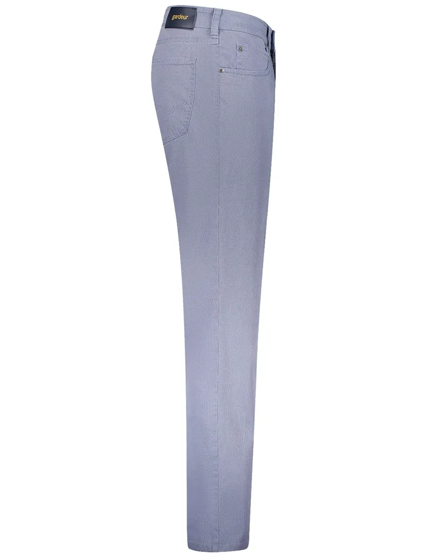 Gardeur pantalon 5-pocket normale fit lichtblauw