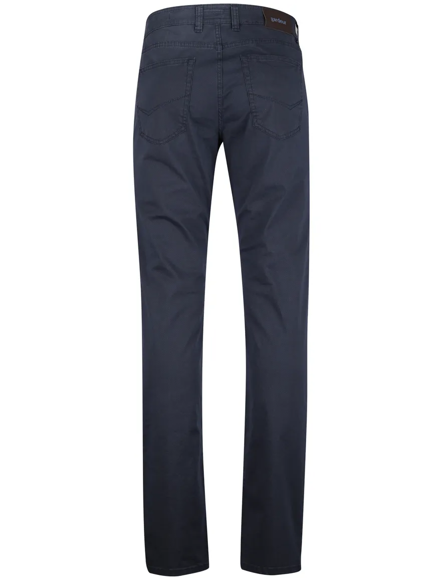 Gardeur pantalon donkerblauw flatfront normale fit Bill