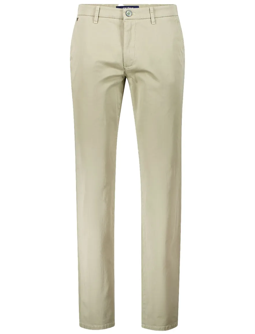 Gardeur pantalon flatfront khaki normale fit