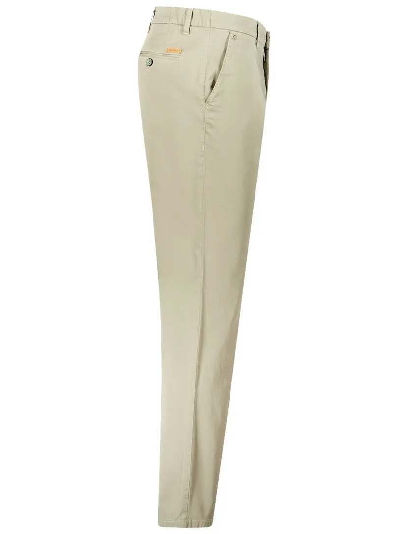 Pantalon flatfront Gardeur khaki normale fit
