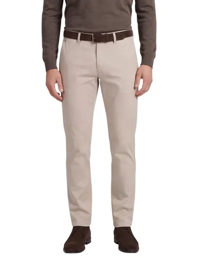 Gardeur Beige pantalon Gardeur normale fit Bono