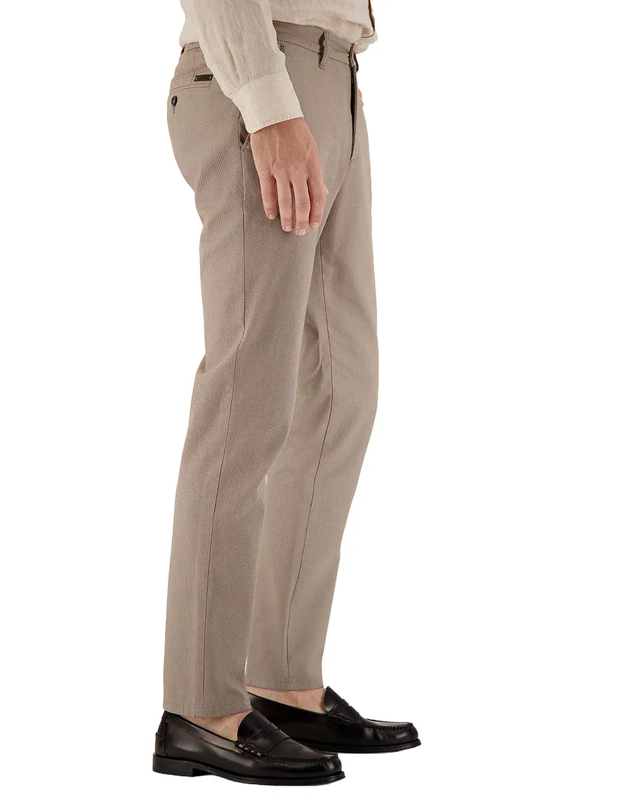 Gardeur Pantalon katoen Bono beige Modern Fit