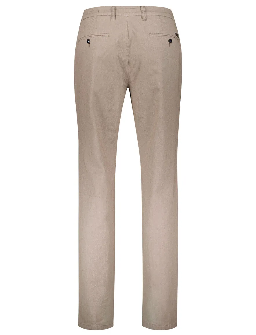 Pantalon bruin katoen Gardeur Modern Fit Bono