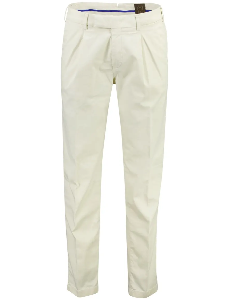 Gardeur Pantalon beige katoen