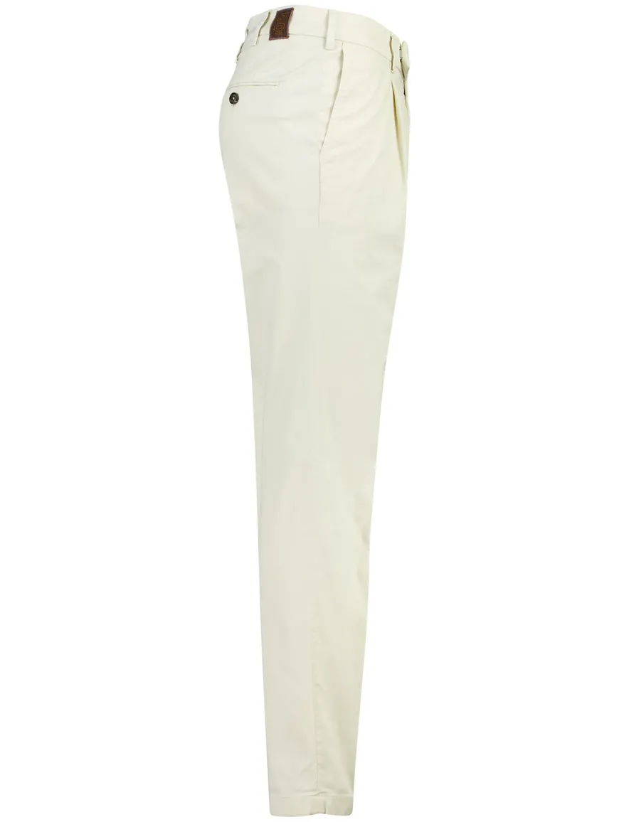 Gardeur Pantalon beige katoen