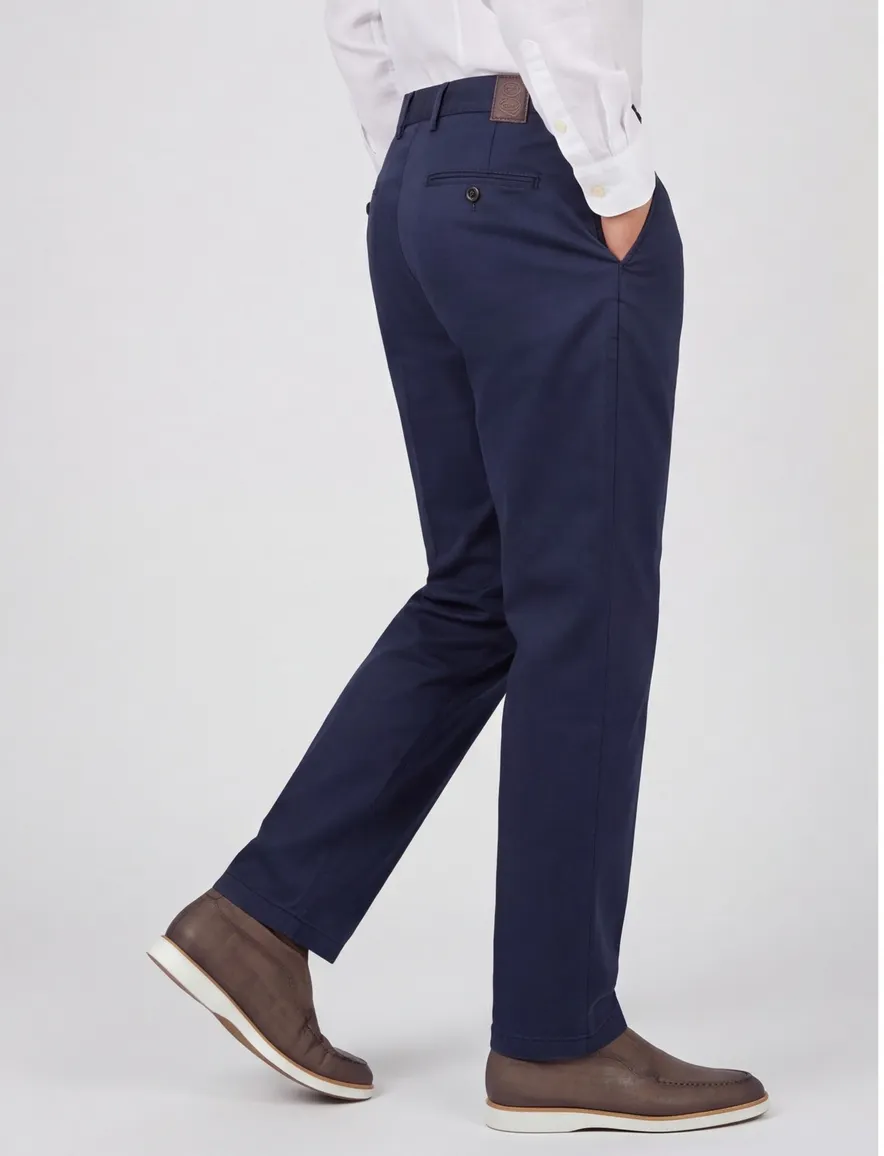 Gardeur pantalon donkerblauw bandplooi