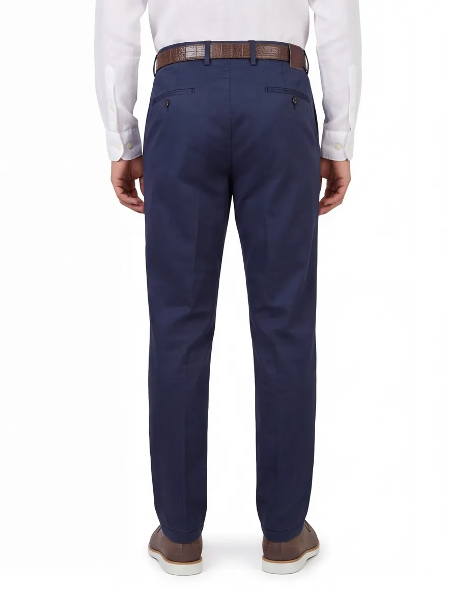 Gardeur pantalon donkerblauw bandplooi