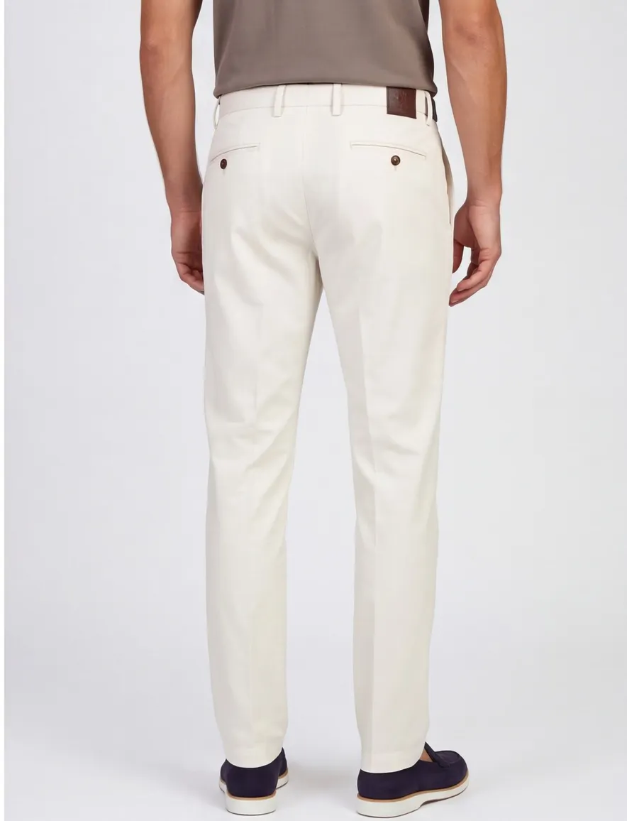 Gardeur Pantalon gebroken wit Tybalt