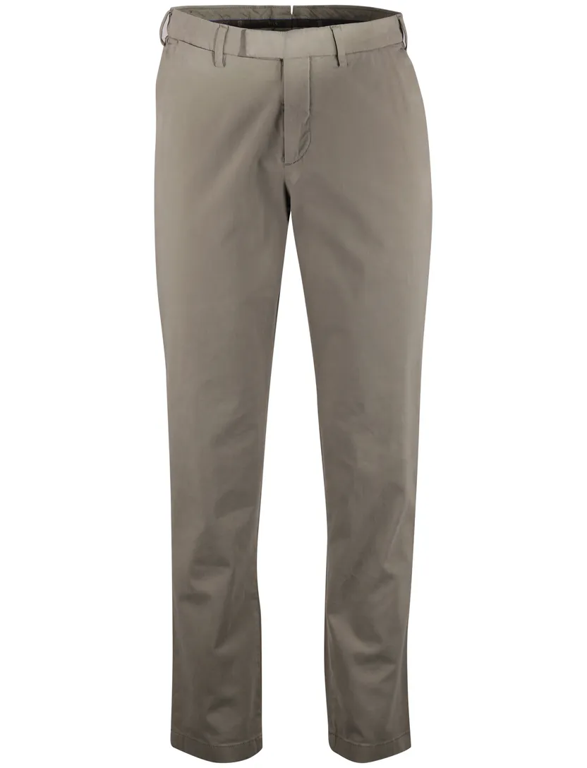 Gardeur pantalon flatfront khaki katoen normale fit
