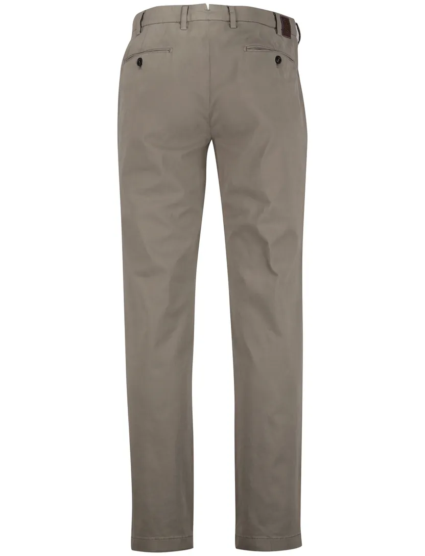 Gardeur pantalon flatfront khaki katoen normale fit