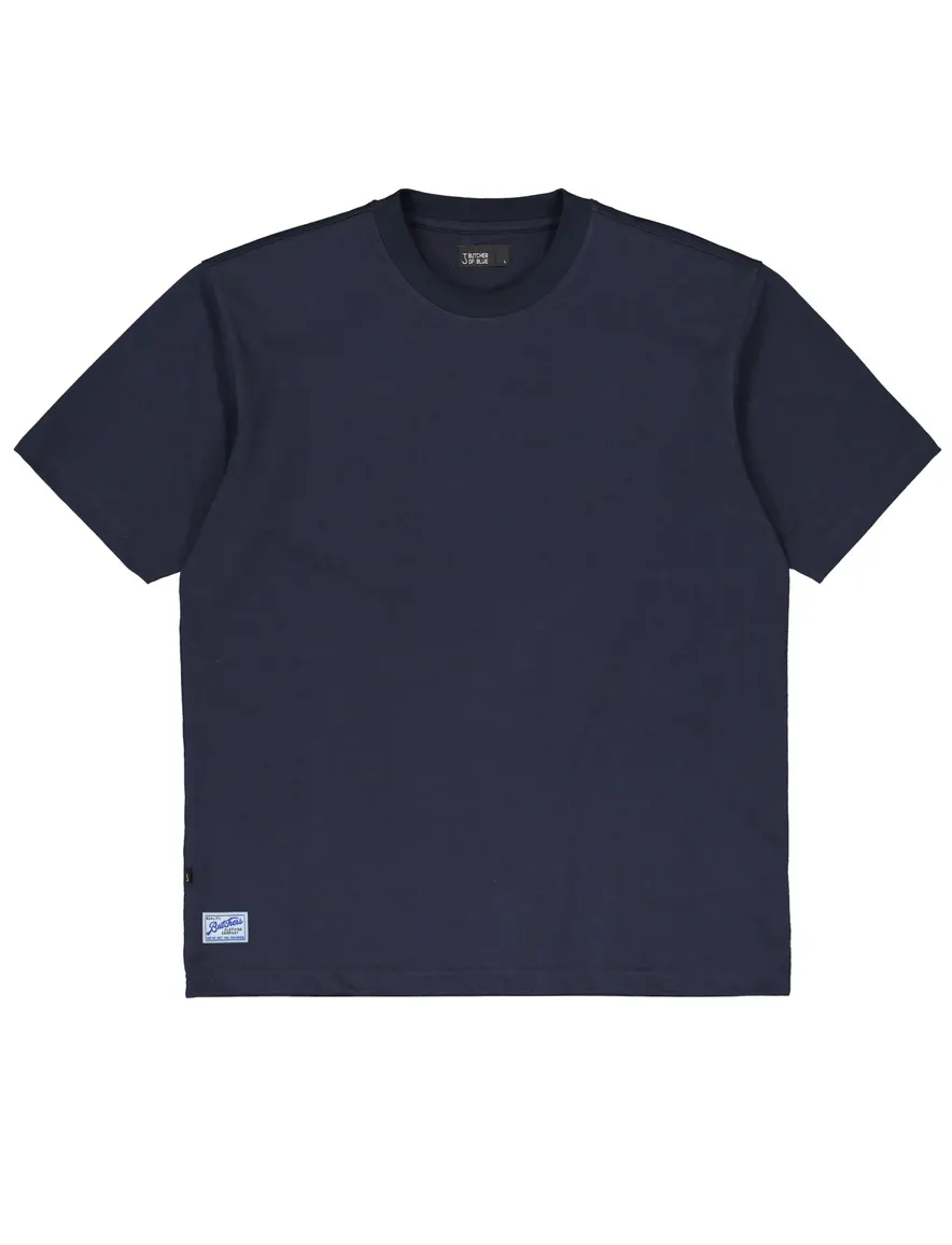 Butcher of blue shirt donkerblauw katoen