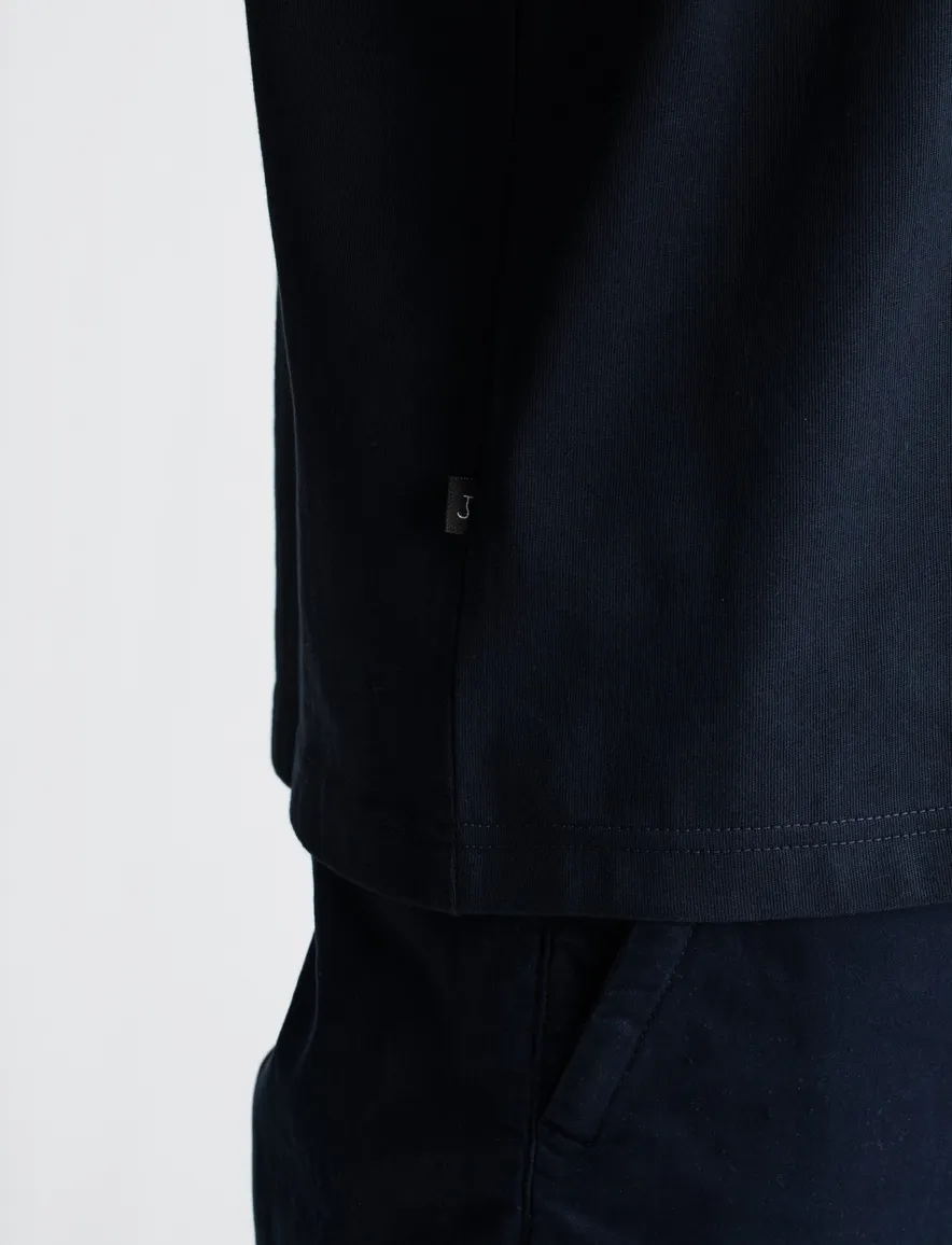 Butcher of blue shirt donkerblauw katoen