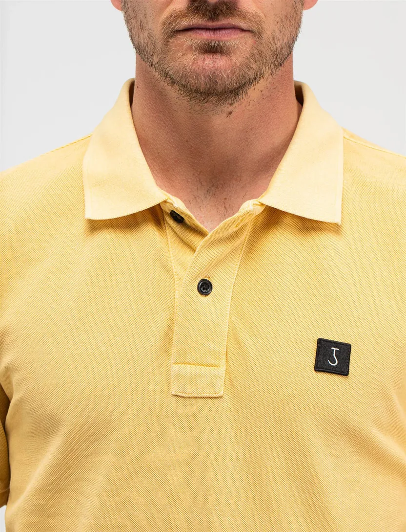 Gele polo Butcher of blue katoen