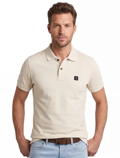 Butcher of Blue Poloshirt Butcher of Blue creme