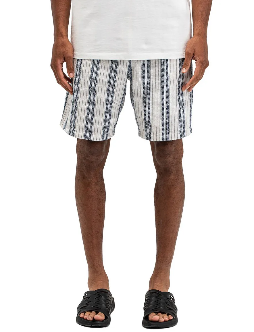 Butcher of Blue bermuda wit blauw gestreept
