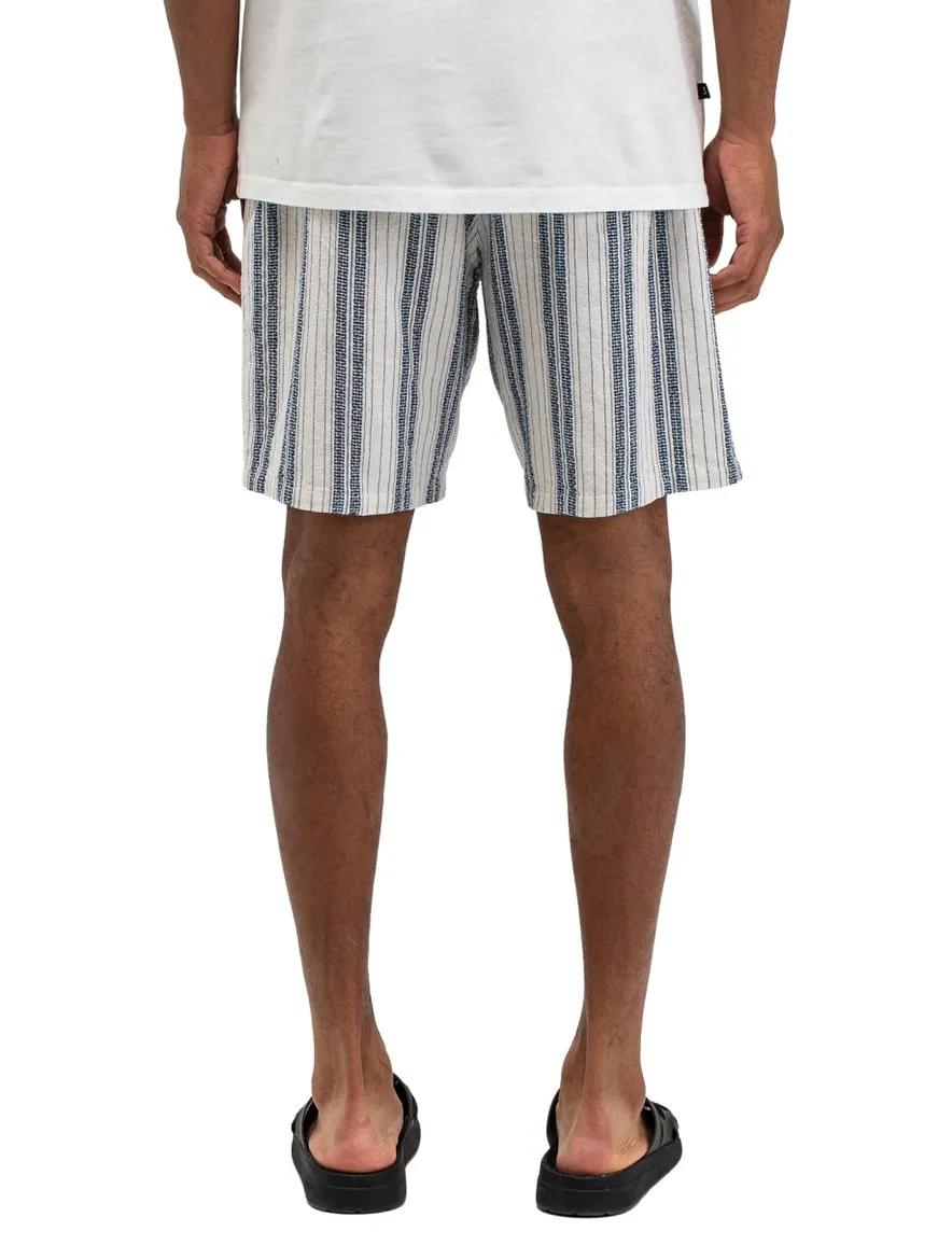 Blauw gestreepte bermuda Butcher of Blue deel van set