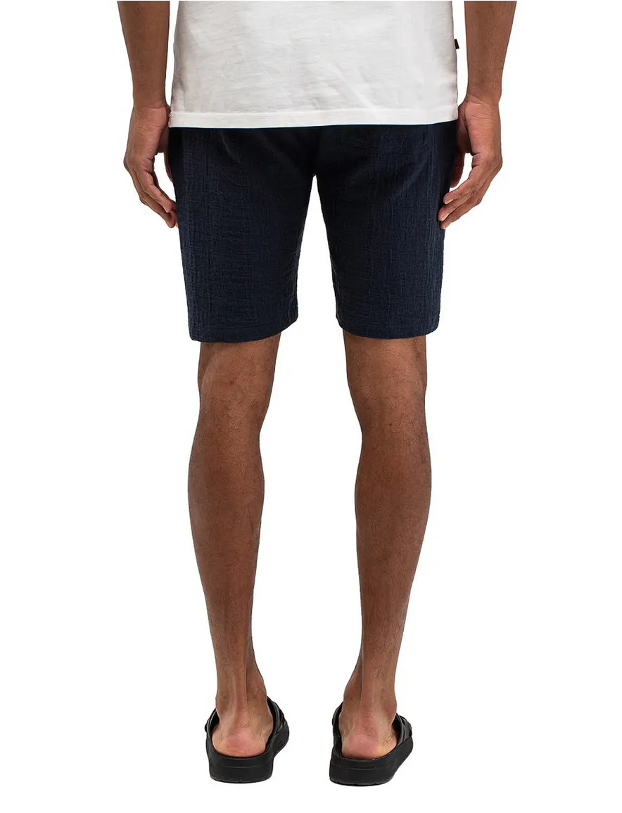 Butcher of Blue bermuda donkerblauw deel van set