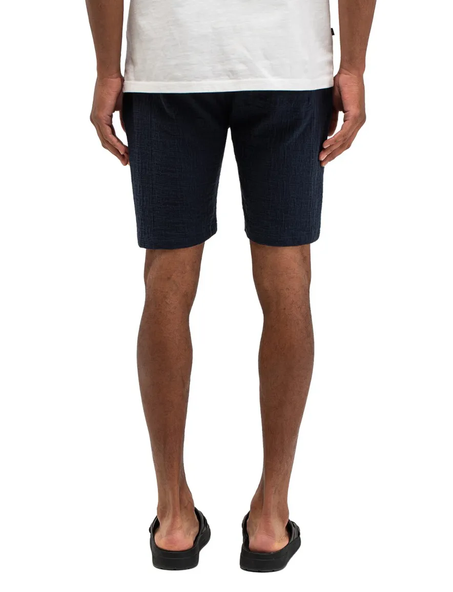 Butcher of Blue bermuda navy elastische band deel van set