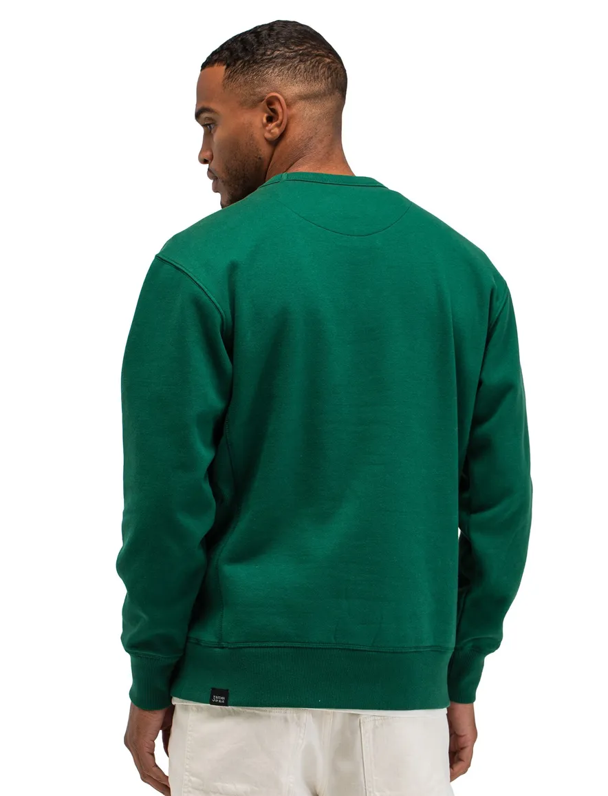 Butcher of Blue sweater groen witte opdruk
