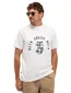 T-shirt met opdruk wit Butcher of Blue