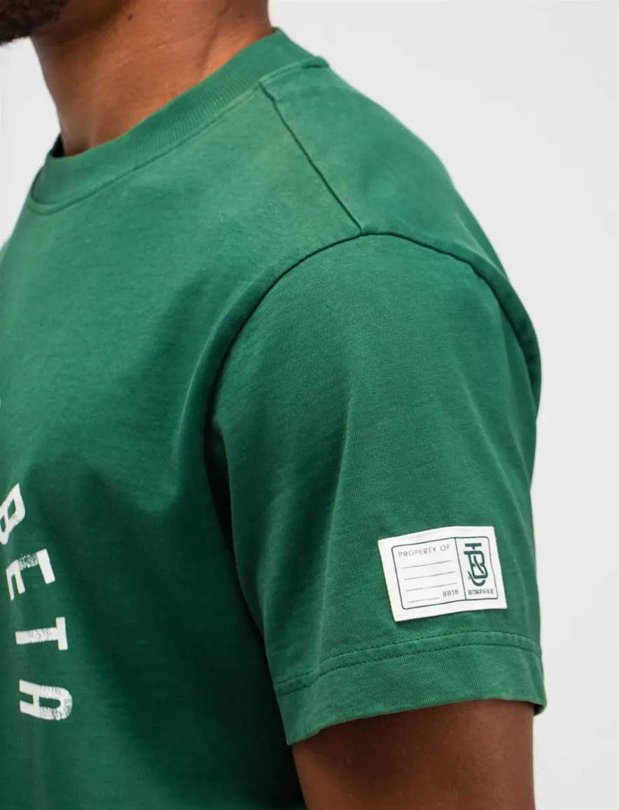 Butcher of Blue T-shirt groen ronde hals