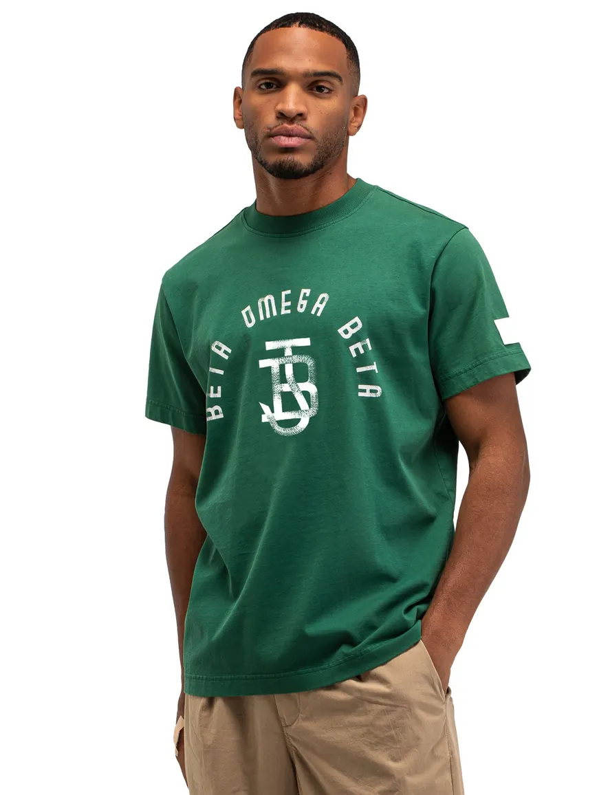 Butcher of Blue T-shirt groen ronde hals