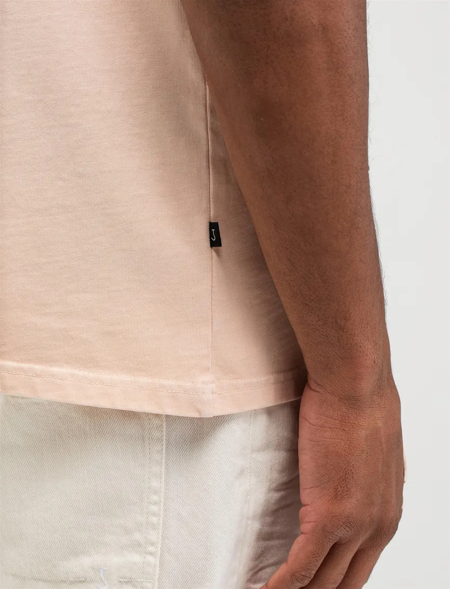 Butcher of Blue T-shirt ronde hals roze