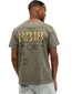 Butcher of Blue t-shirt ronde hals antraciet met backprint