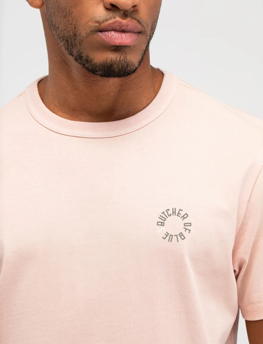 Butcher of Blue T-shirt roze bedrukt