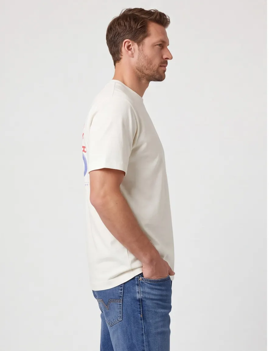 T-shirt Butcher of Blue creme wit