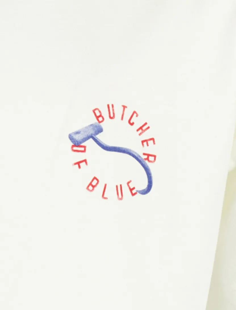 T-shirt Butcher of Blue vintage hook loose tee creme oversized