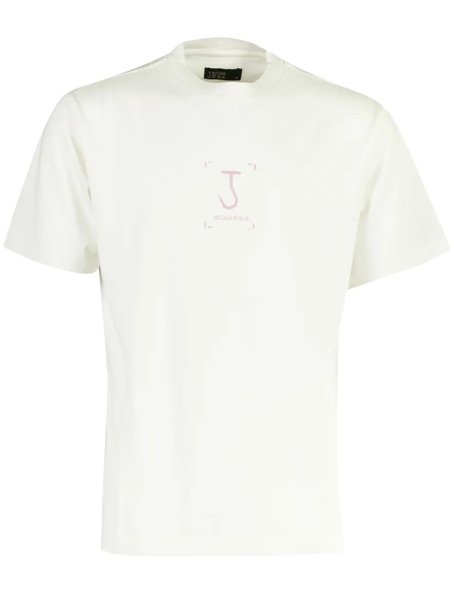 T-shirt Butcher of Blue creme wit