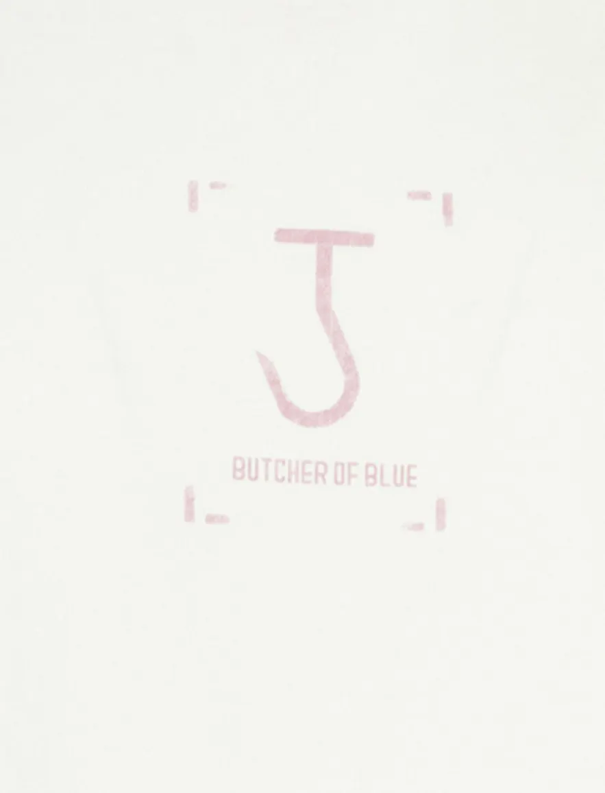 T-shirt Butcher of Blue creme wit