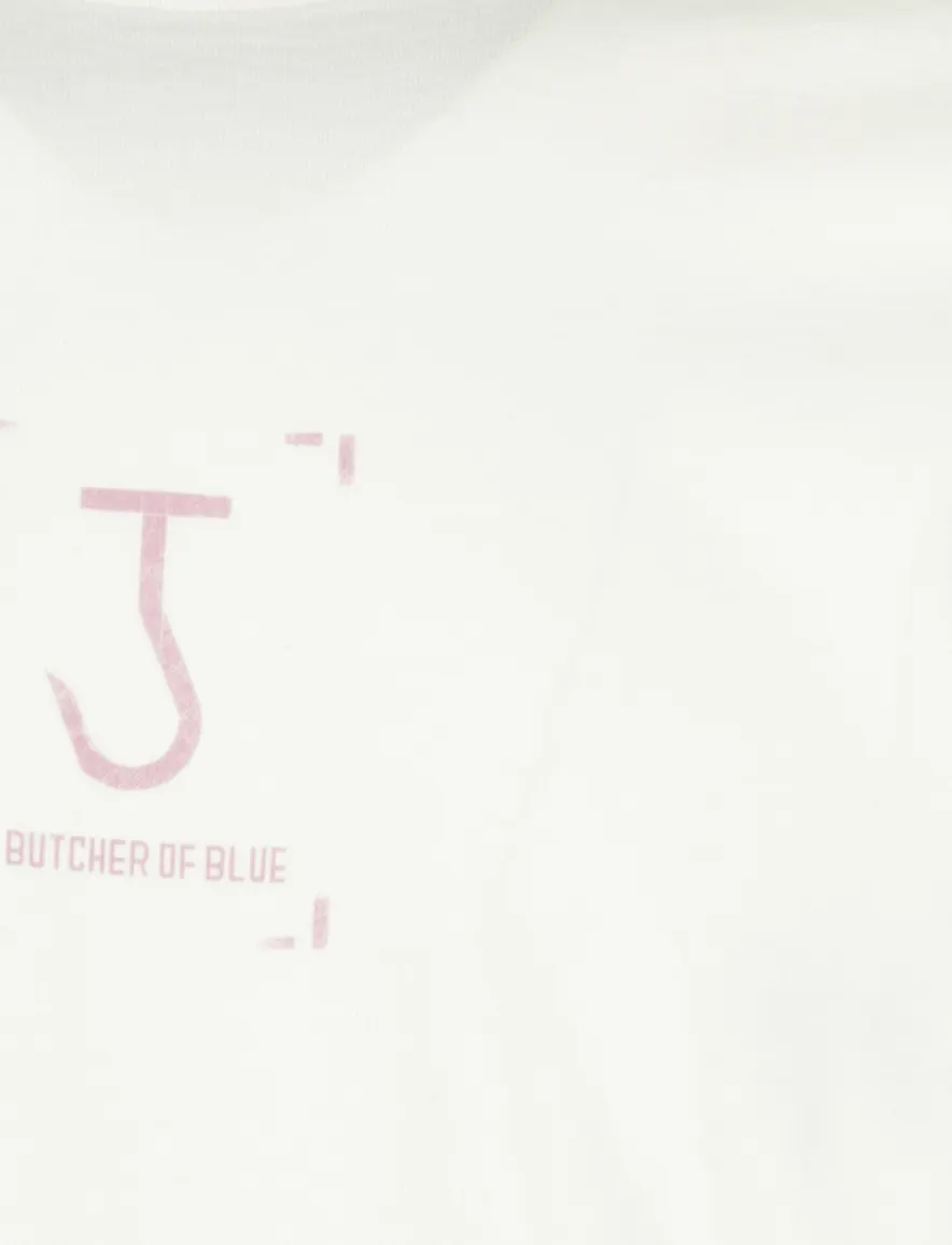 T-shirt Butcher of Blue creme wit