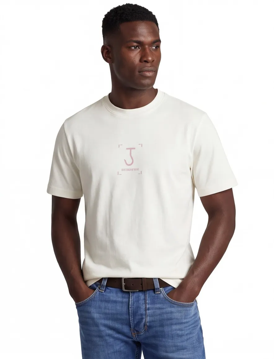 Butcher of Blue T-shirt Manifest Oversized crème