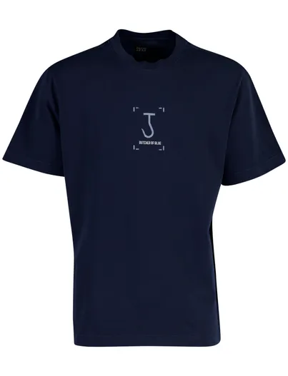 Butcher of Blue Butcher of Blue T-shirt ronde hals donkerblauw