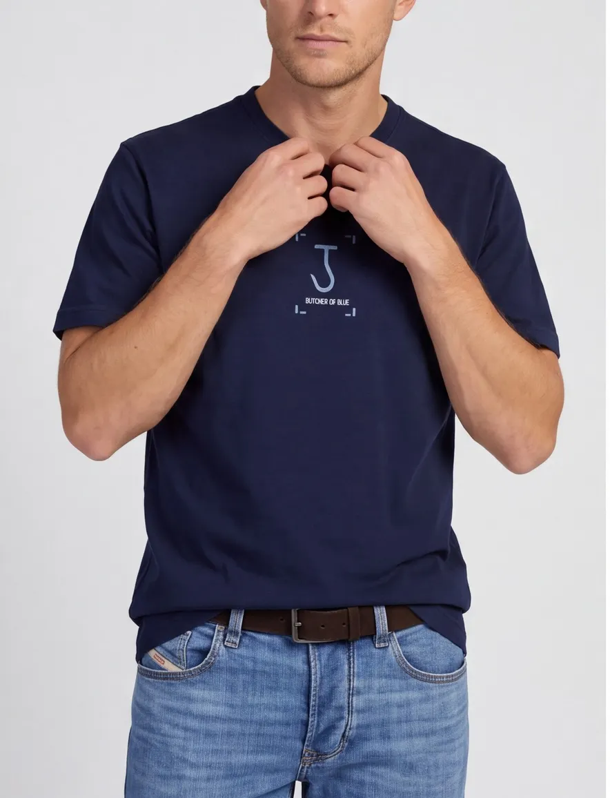 Butcher of Blue T-shirt blauw