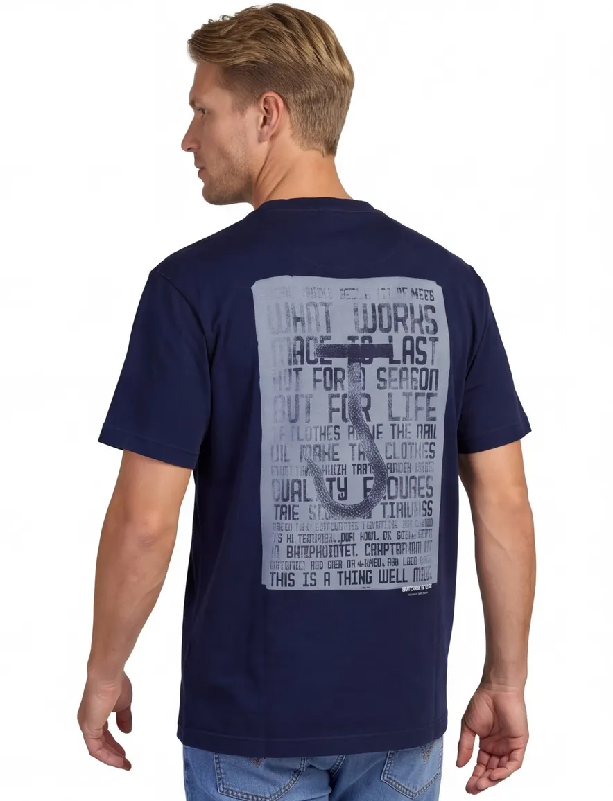 Butcher of Blue T-shirt blauw