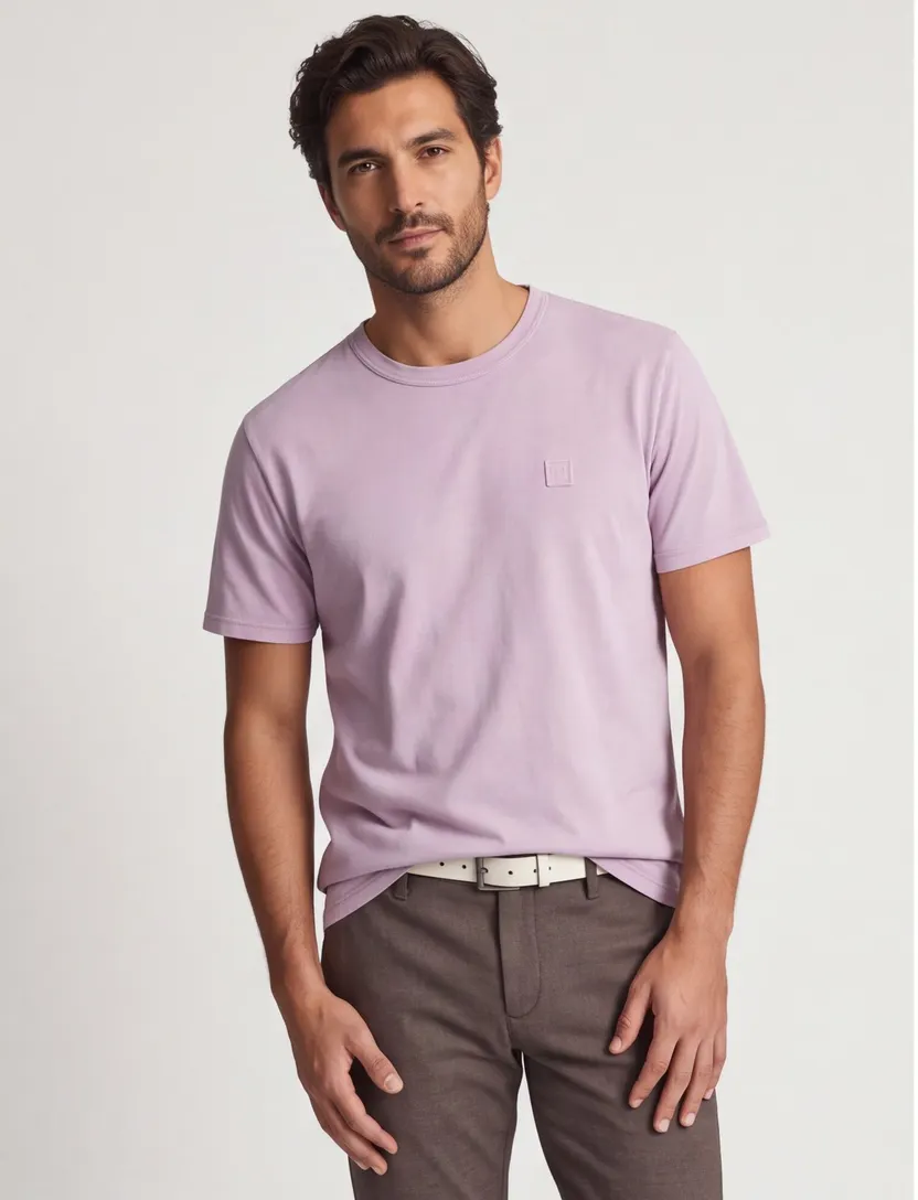 T-shirt ronde hals Butcher of Blue paars