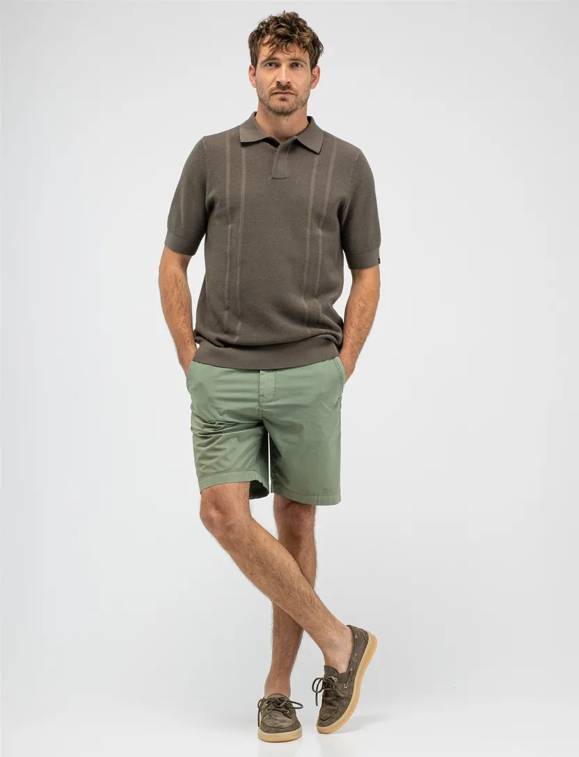 Bruin Poloshirt Butcher of Blue structuur